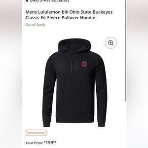 Osu men’s lululemon hoodie